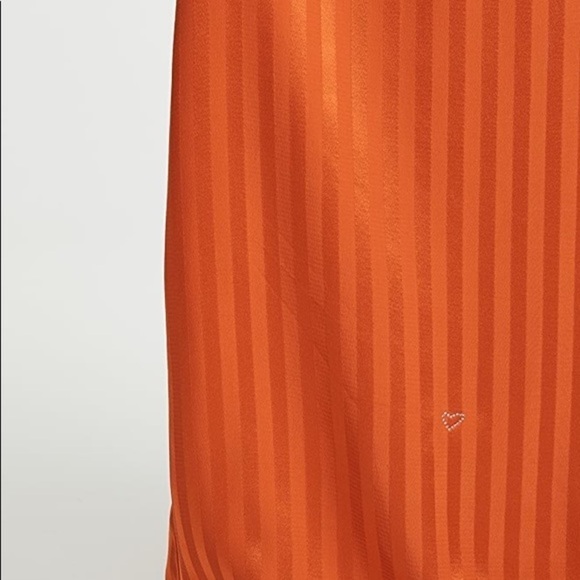 NWT Heartmade by Julie Fagerholt Silk Hylin Dress Orange - Picture 6 of 16